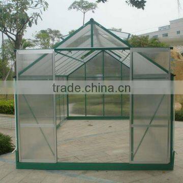 New Arrival High-end Bigger Size Vegetable Seeds Used Commercial Polycarbonate Garden Greenhouse photo-4