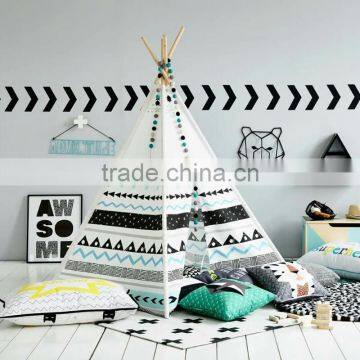 Promotional wholesale indoor kids play room teepee tent tepee tipi wigwam for sale