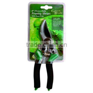 HEAVY DUTY PRUNING SHEARS 8" SOFT GRIP HANDLES IDEAL FOR GARDENING