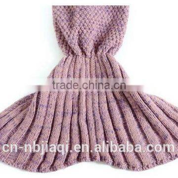 Mermaid Tail Blanket Crochet and Mermaid Blanket for Kids,Summer Super Soft Sleeping Bags photo-4