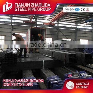 Low Carbon Welded Hot Rolled Square Rectangular ERW Steel Pipe & Tube photo-5