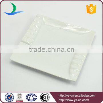 Wholesale Ceramic White Square Restaurant Custom Dinner Plate photo-5