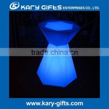 LED Illuminated Cocktail Table Party Led Lighted Table Bar Furniture KFT-6076