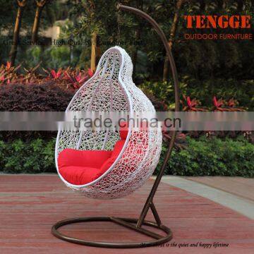 YH-7103 Outdoor Garden Peanut Shape Rattan Wicker Hanging Basket photo-2