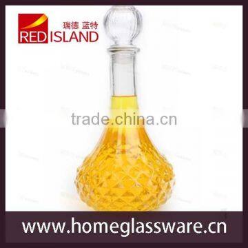 high quality whiskey glass bottle, brandy bottle