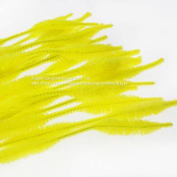 Dacron Bumpy Chenille Stem For Kids Education Yellow photo-2