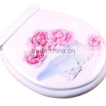 Adult PVC SOFT Printing Toilet Seat Cover, 17"/19" PVC Soft Toilet Seat, Print Toilet Seat photo-2