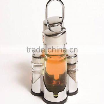 2016 4 Pieces Salt And Pepper Galss Spice Set/ Oil And Vinegar Spice Set photo-3