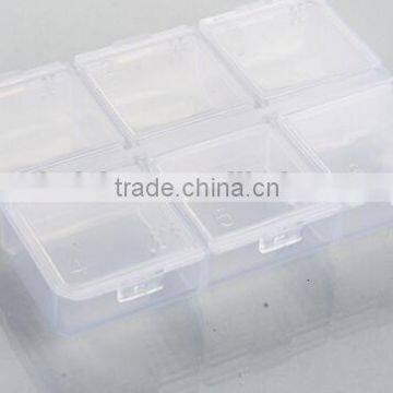 Cy275 Mini Portable Pill Organizer Empty Braille Drug Storage Box 6 Cells Medicine Case Box Creative Design Box photo-6