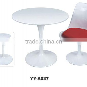 polished white iron bar table YY-A037