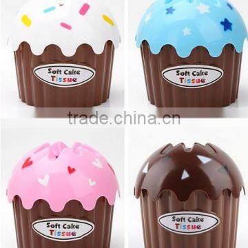 Wholesale Stock Small Order Ice Cream Plastic Tissues Storage Box Napkin Holder photo-5