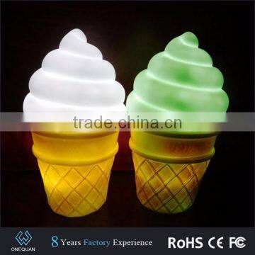 Wholesale Mini colorful icecream night light lamp for kids gift