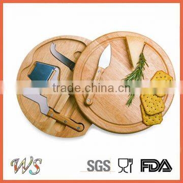 Wooden Cheese Board Set 4pcs Cheese Tools Set photo-3