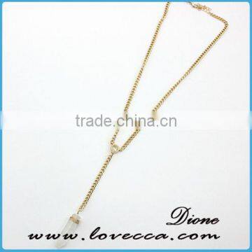 SALE Natural Quartz Necklace Healing Gemstone Necklace photo-5