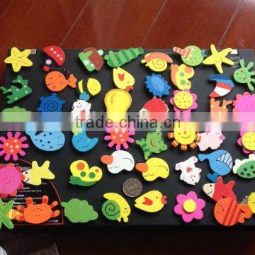 Animal Cartoon Small Wood Fridge Magnet photo-2