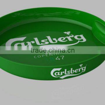 Vacuum forming blister plastic round serving tray