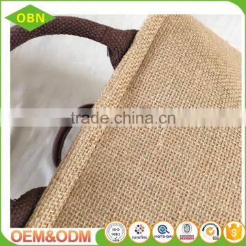 Wholesale China Cheap Household Sets 2 Decorative Corner Woven Jute Toy Storage Basket photo-6