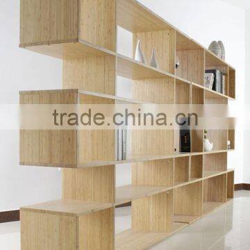 Nice Attractive Design Bamboo Bookshelf With Magazine Holder photo-2
