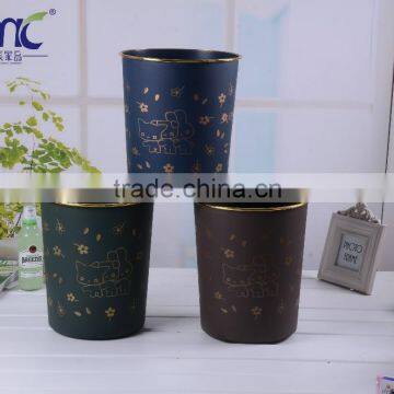 Plastic Rabbit Pattern Wastebin New PP photo-3