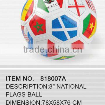 8" National flags ball