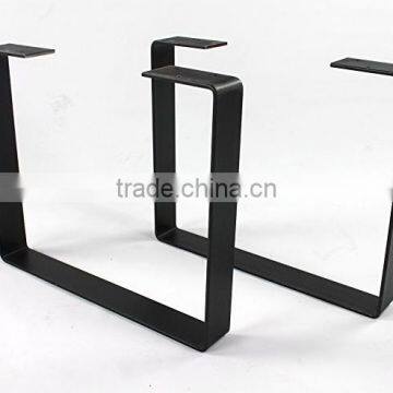 Online Sales Furniture Leg Type Antique Cast Iron Metal Table Base Black U Legs photo-4