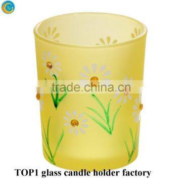 Cut Frosted Glass Crystal Tea Light Holder photo-4