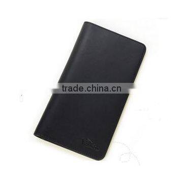 logo custom pu leather cheap passport holder for promotion gift