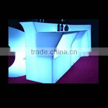 led new design glowing commercial , event and party bar counter for sale