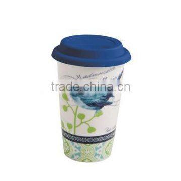 Ceramic Travel Cup Coffee Mug photo-3