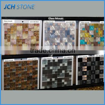 Factory direct mix nature stone red mosaic wall tiles