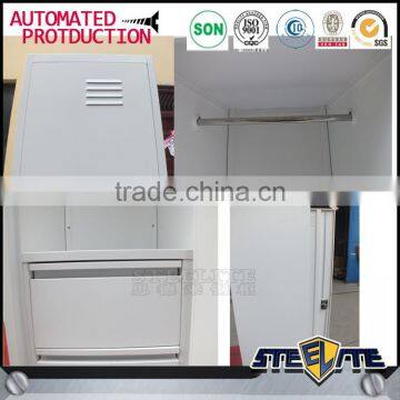 White Metal Locker Storage Cabinet Single Door Closets Locker photo-3
