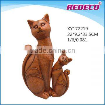 2017 New design for Canton Fair resin cat figurine