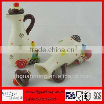 Ceramic Oil And Vinegar Cruets