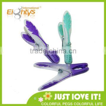 Best Selling High Quality Decorated Spring Strong Printed Soft Grip Clothes Pin photo-2