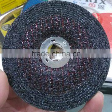 4"(100x4x16mm) Depressed Center Resin Bonded Reinforced Grinding Wheel For Metal