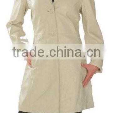 Leather Long Coat photo-5
