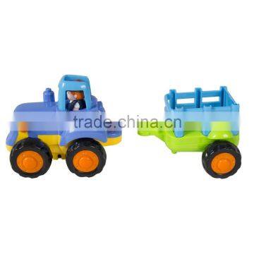 Push and Go Friction Powered Car Toys,Tractor, Bull Dozer Truck, Cement Mixer, Dump Truck From ICTC Factory photo-5