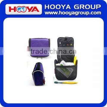 Hot sale Customized Polyester Cosmetic Bag Travel foldable toiletry bag