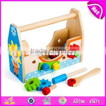 New product kids educational play set wooden toddler tool set W03D084