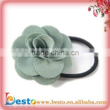 CF0243 Fashion handmade dark blue flower hair bands for girl