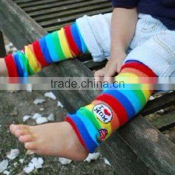 Baby Child Toddler Leg Warmer Cover Rainbow Socks/New Design Cotton Baby Leg Warmers/ Carton Design Cotton Baby's Leg Warmer