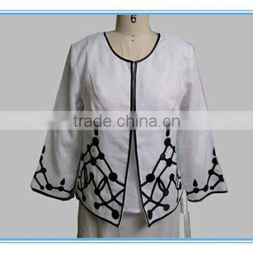 Business Women Formal Suits With Embroidery photo-3