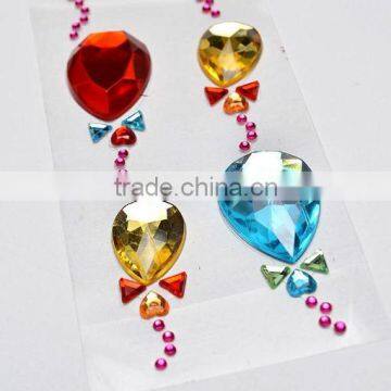 Crafts Gem Stickers, Well-being and Charming Crystal Stickers, Rhinestone Stickers photo-3