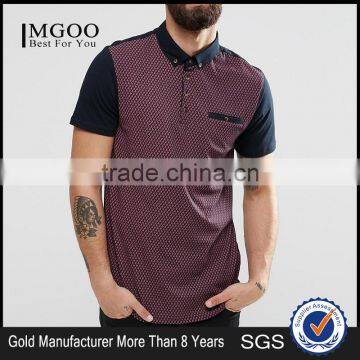 MGOO 100 Cotton Mens Work Formal Polo For Business Type Short Sleeves Customized Mens Shirts