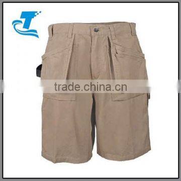 Men's Khaki Lightweight Cotton Shorts