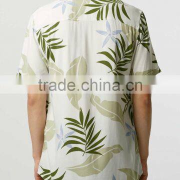 Custom Quality Top Cotton Printed Men's Hawaii Shirt photo-3