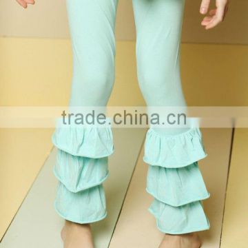 fashion pencil pants for kid girls children wrinkled pencil pant Spring Autumn new Children ruffle elastic force Pencil trouser