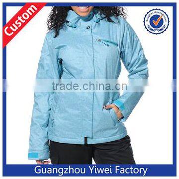 OEM Camp Blue Women's 2014 Waterproof Snowboard Jacket Of China