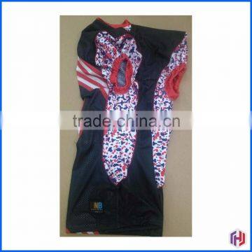 Stripes 5 Hashi American Football Uniform Made With Polyester and Mesh Combination photo-2