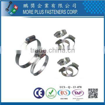 Made in Taiwan STainless Steel Schlauchklemmen German Style Pipe Hose Clamp